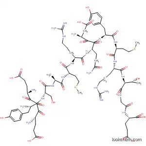 Molecular Structure of 588719-71-5 (L-Glutamic acid,
L-a-glutamyl-L-a-glutamyl-L-tyrosyl-L-seryl-L-alanyl-L-methionyl-L-arginyl-L
-a-aspartyl-L-glutaminyl-L-tyrosyl-L-methionyl-L-arginyl-L-threonylglycyl-)
