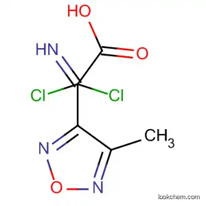 Molecular Structure of 588730-08-9 (Carbonimidic dichloride, (4-methyl-1,2,5-oxadiazol-3-yl)-)