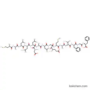 Molecular Structure of 590346-66-0 (L-Phenylalanine,
L-methionyl-L-alanyl-L-leucyl-L-leucyl-L-a-aspartyl-L-leucyl-L-alanyl-L-leucyl
-L-a-glutamylglycyl-L-methionyl-L-alanyl-L-valyl-L-phenylalanylglycyl-)