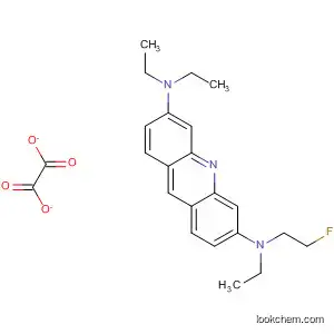 Molecular Structure of 590365-49-4 (3,6-Acridinediamine, N,N,N'-triethyl-N'-(2-fluoroethyl)-, ethanedioate
(1:1))