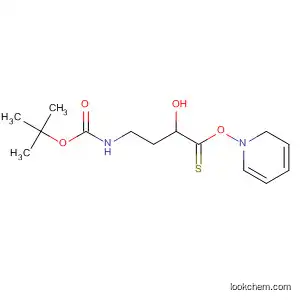 Molecular Structure of 590374-86-0 (Butanethioic acid, 4-[[(1,1-dimethylethoxy)carbonyl]amino]-2-hydroxy-,
S-2-pyridinyl ester, (2S)-)