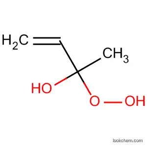 Molecular Structure of 590389-12-1 (3-Buten-2-ol, 2-hydroperoxy-)