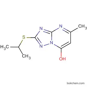 Molecular Structure of 590419-69-5 ([1,2,4]Triazolo[1,5-a]pyrimidin-7-ol, 5-methyl-2-[(1-methylethyl)thio]-)