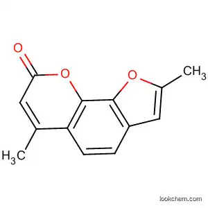 Molecular Structure of 593287-37-7 (8H-Furo[3,2-h][1]benzopyran-8-one, 2,6-dimethyl-)