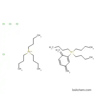Molecular Structure of 79428-94-7 (Phosphonium, [1,4-phenylenebis(methylene)]bis[tributyl-, dichloride)