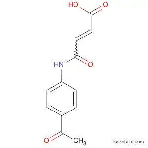 Molecular Structure of 294193-55-8 (2-Butenoic acid, 4-[(4-acetylphenyl)amino]-4-oxo-)