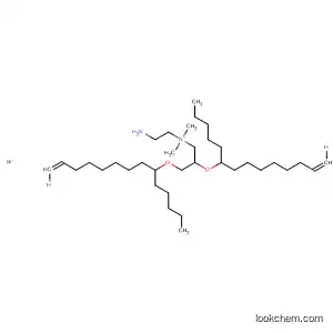 Molecular Structure of 299207-54-8 (1-Propanaminium,
N-(2-aminoethyl)-N,N-dimethyl-2,3-bis[(9Z)-9-tetradecenyloxy]-,
bromide)