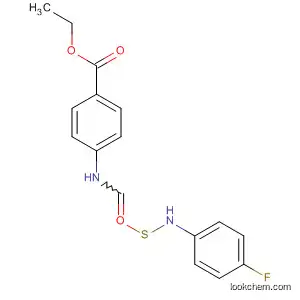 Molecular Structure of 316151-31-2 (Benzoic acid, 4-[[[(4-fluorophenyl)amino]thioxomethyl]amino]-, ethyl
ester)