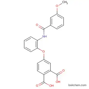 Molecular Structure of 332367-99-4 (1,2-Benzenedicarboxylic acid,
4-[2-[(3-methoxybenzoyl)amino]phenoxy]-)
