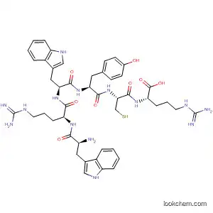 Molecular Structure of 383413-64-7 (L-Arginine, L-tryptophyl-L-arginyl-L-tryptophyl-L-tyrosyl-L-cysteinyl-)