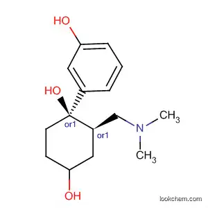 Molecular Structure of 383883-92-9 (1,4-Cyclohexanediol, 2-[(dimethylamino)methyl]-1-(3-hydroxyphenyl)-,
(1R,2R)-rel-)