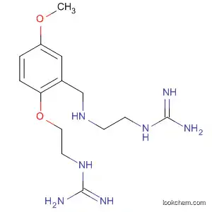 Molecular Structure of 385800-42-0 (Guanidine,
[2-[2-[[[2-[(aminoiminomethyl)amino]ethyl]amino]methyl]-4-methoxyphen
oxy]ethyl]-)