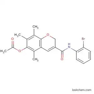 Molecular Structure of 452075-19-3 (2H-1-Benzopyran-3-carboxamide,
6-(acetyloxy)-N-(2-bromophenyl)-5,7,8-trimethyl-)