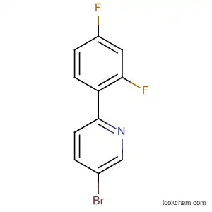 Molecular Structure of 453530-70-6 (5-bromo-2-(2,4-difluorophenyl)pyridine)