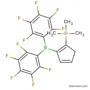 Molecular Structure of 462109-75-7 (Borane, bis(pentafluorophenyl)[(trimethylsilyl)cyclopentadienyl]-)