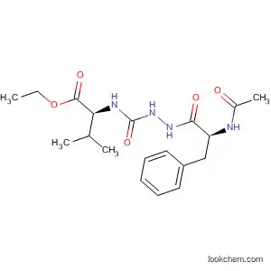 Molecular Structure of 464882-93-7 (L-Valine, N-acetyl-L-phenylalanyl-2-azaglycyl-, ethyl ester)