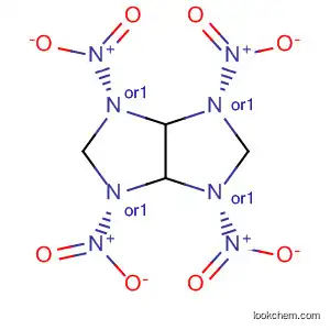 Molecular Structure of 473796-67-7 (Imidazo[4,5-d]imidazole, octahydro-1,3,4,6-tetranitro-, cis-)