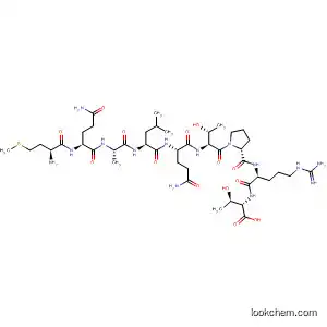 Molecular Structure of 475052-55-2 (L-Threonine,
L-methionyl-L-glutaminyl-L-alanyl-L-leucyl-L-glutaminyl-L-threonyl-L-prolyl-L-
arginyl-)