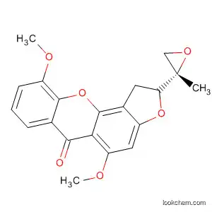 Molecular Structure of 477289-86-4 (6H-Furo[2,3-c]xanthen-6-one,
1,2-dihydro-5,10-dimethoxy-2-[(2S)-2-methyloxiranyl]-, (2S)-)
