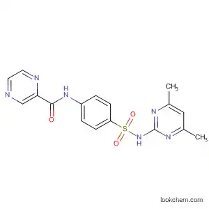 Molecular Structure of 497177-10-3 (Pyrazinecarboxamide,
N-[4-[[(4,6-dimethyl-2-pyrimidinyl)amino]sulfonyl]phenyl]-)