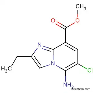 Imidazo[1,2-a]pyridine-8-carboxylic acid, 5-amino-6-chloro-2-ethyl-,
methyl ester