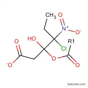 Molecular Structure of 53607-55-9 (1-Butanol, 2-chloro-2-nitro-, acetate (ester))