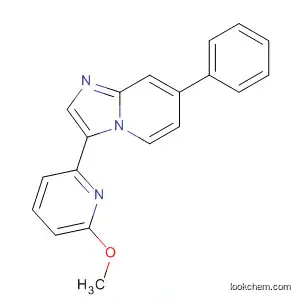 Molecular Structure of 622402-30-6 (Imidazo[1,2-a]pyridine, 3-(6-methoxy-2-pyridinyl)-7-phenyl-)