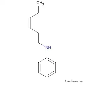 Molecular Structure of 634181-54-7 (Benzenamine, N-(3Z)-3-hexenyl-)