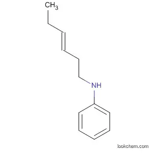 Molecular Structure of 634181-56-9 (Benzenamine, N-(3E)-3-hexenyl-)
