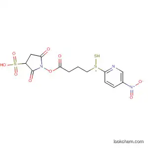 Molecular Structure of 663598-89-8 (3-Pyrrolidinesulfonic acid,
1-[4-[(5-nitro-2-pyridinyl)dithio]-1-oxobutoxy]-2,5-dioxo-)