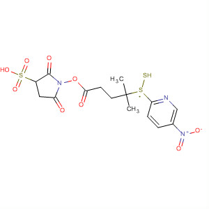 3-Pyrrolidinesulfonic acid,  1-[[4-methyl-4-[(5-nitro-2-pyridinyl)dithio]-1-oxopentyl]oxy]-2,5-dioxo-