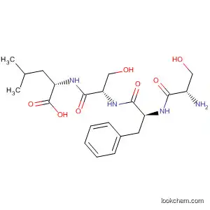 Molecular Structure of 663913-06-2 (L-Leucine, L-seryl-L-phenylalanyl-L-seryl-)