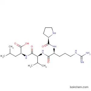 Molecular Structure of 663914-41-8 (L-Leucine, L-prolyl-L-arginyl-L-valyl-)