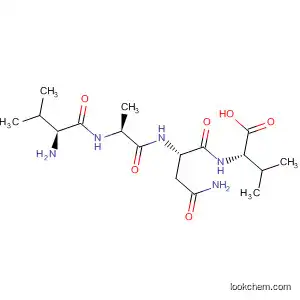 Molecular Structure of 663915-69-3 (L-Valine, L-valyl-L-alanyl-L-asparaginyl-)