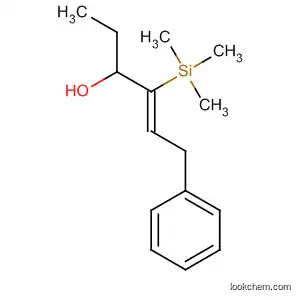 Molecular Structure of 663917-36-0 (4-Hexen-3-ol, 6-phenyl-4-(trimethylsilyl)-, (4Z)-)