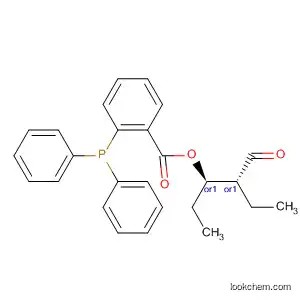 Benzoic acid, 2-(diphenylphosphino)-, (1R,2R)-1-ethyl-2-formylbutyl
ester, rel-
