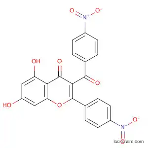 4H-1-Benzopyran-4-one,
5,7-dihydroxy-3-(4-nitrobenzoyl)-2-(4-nitrophenyl)-