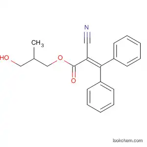 Molecular Structure of 674303-18-5 (2-Propenoic acid, 2-cyano-3,3-diphenyl-, 3-hydroxy-2-methylpropyl
ester)