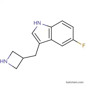 Molecular Structure of 676125-64-7 (1H-Indole, 3-(3-azetidinylmethyl)-5-fluoro-)