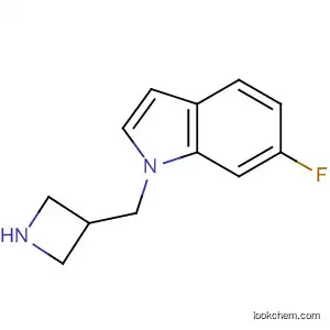 Molecular Structure of 676125-73-8 (1H-Indole, 1-(3-azetidinylmethyl)-6-fluoro-)