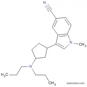 1H-Indole-5-carbonitrile, 3-[3-(dipropylamino)cyclopentyl]-1-methyl-