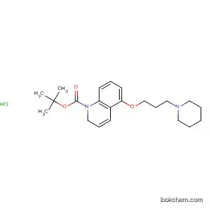 1(2H)-Quinolinecarboxylic acid,
3,4-dihydro-5-[3-(1-piperidinyl)propoxy]-, 1,1-dimethylethyl ester,
monohydrochloride