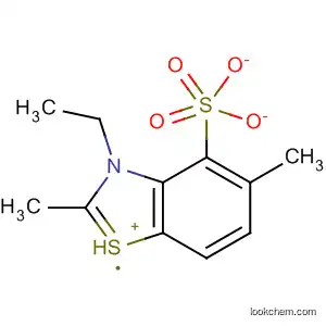 Molecular Structure of 100982-08-9 (Benzothiazolium, 3-ethyl-2-methyl-, methyl sulfate)