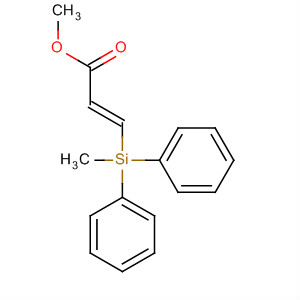 Molecular Structure of 101823-70-5 (2-Propenoic acid, 3-(methyldiphenylsilyl)-, methyl ester, (2E)-)
