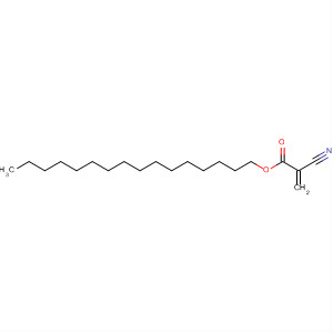 Molecular Structure of 102375-54-2 (2-Propenoic acid, 2-cyano-, hexadecyl ester)