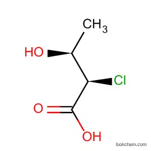 Molecular Structure of 103618-20-8 (Butanoic acid, 2-chloro-3-hydroxy-, (2R,3S)-)