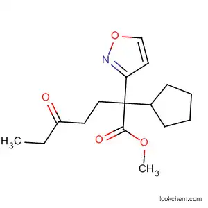 Molecular Structure of 114832-17-6 (Cyclopentaneheptanoic acid, 2-(3-isoxazolyl)-5-oxo-, methyl ester)