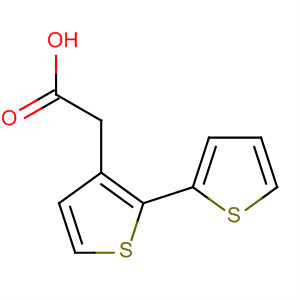 Molecular Structure of 114973-62-5 ([2,2'-Bithiophene]-3-acetic acid)