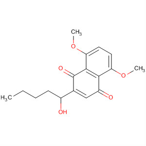 1,4-Naphthalenedione, 2-(1-hydroxypentyl)-5,8-dimethoxy-