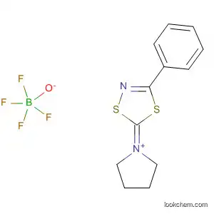Molecular Structure of 117804-49-6 (Pyrrolidinium, 1-(3-phenyl-1,4,2-dithiazol-5-ylidene)-,
tetrafluoroborate(1-))
